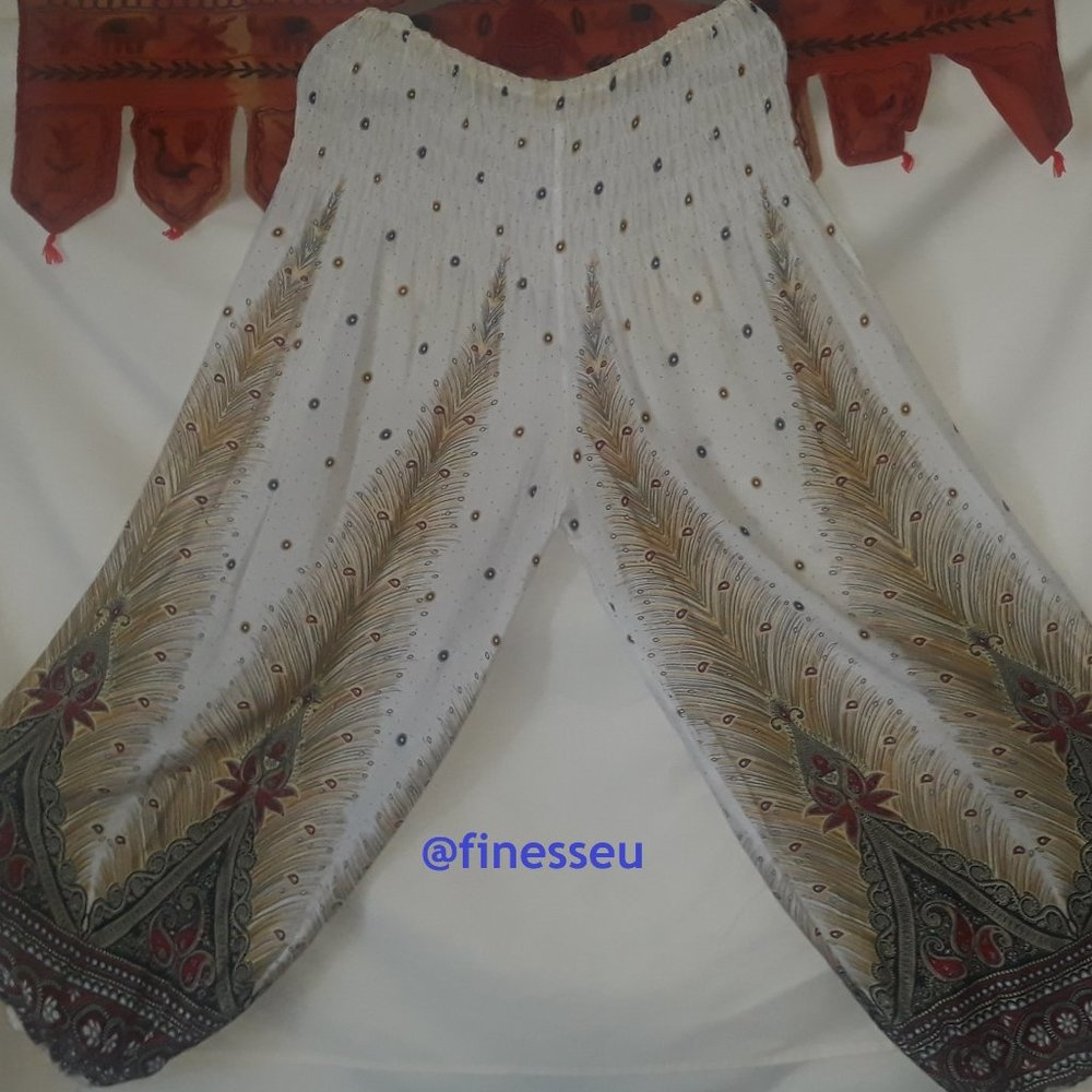 Peacock Yoga Pants